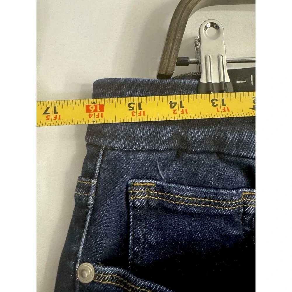 Good American Good Classic Slim Straight Jeans‎ NWT Size 15 Dark Wash 28